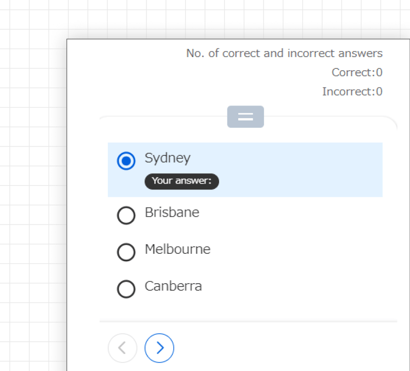Hide "Result" button